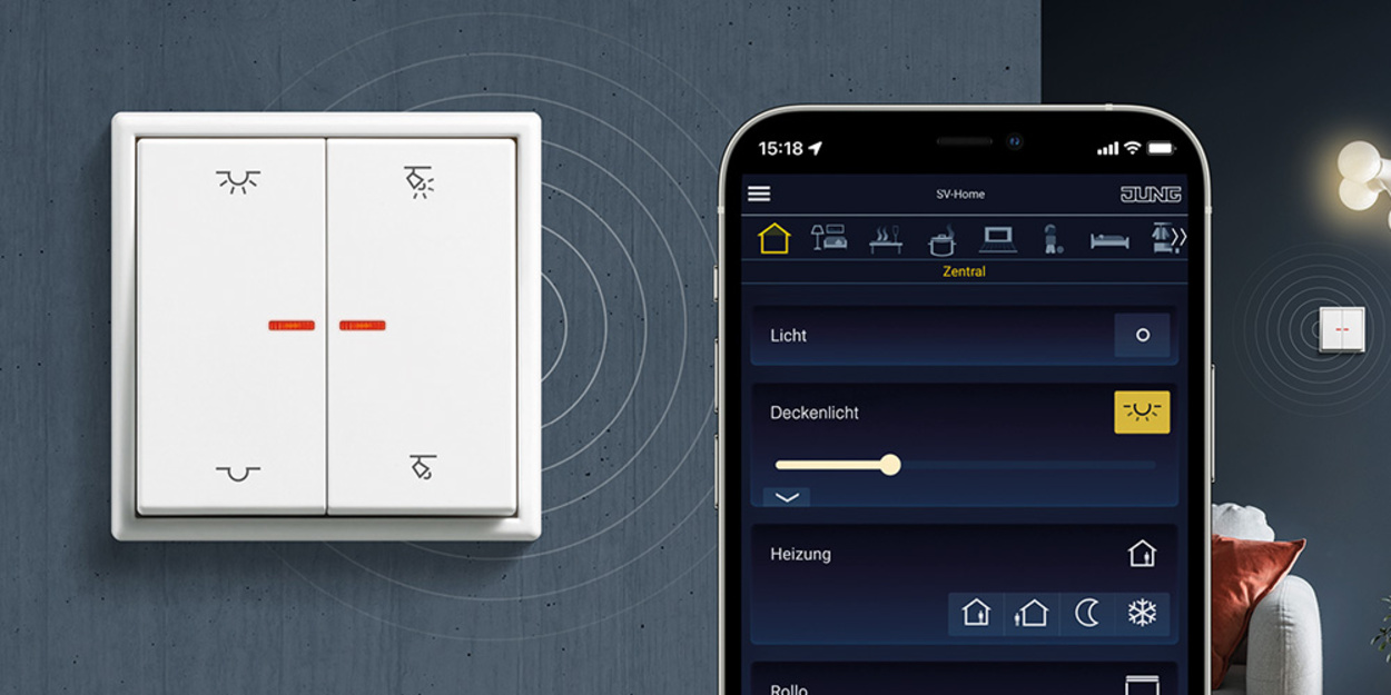 KNX RF Taster bei Elektro Stumpf GmbH in Neuenmarkt